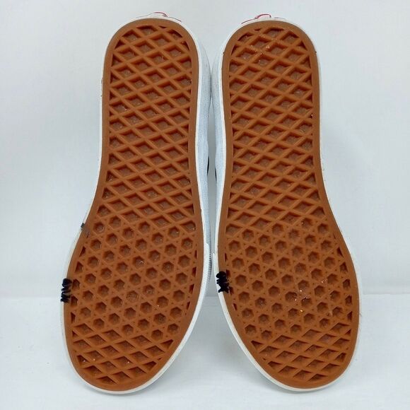 Vans Classic Slip-On Women's Size 5.5 Yellow White Checkerboard Canvas Shoes - Picture 8 of 9